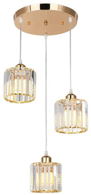 HONEY COMB 蜂巢燈飾 簡約水晶片餐廳吊燈(bl41271), 金色