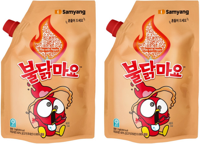 삼양 불닭 마요 소스, 2kg, 2개