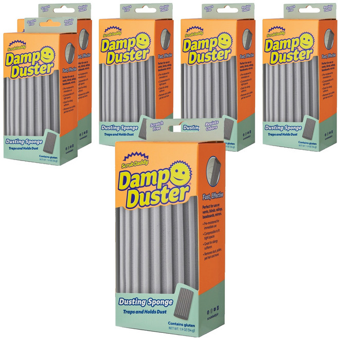 스크럽대디 댐프 더스터 실버 본품, 6개