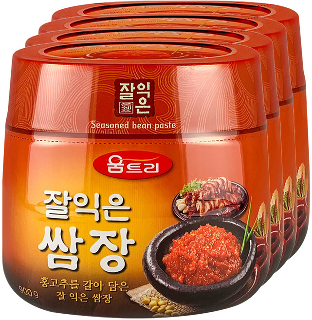 움트리 잘익은 쌈장, 900g, 4개