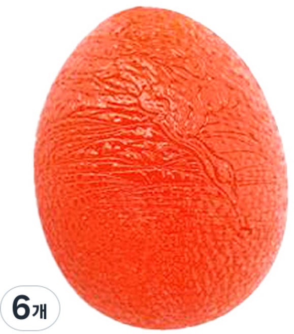 EGOJIN 握力球 中, 紅色, 6個