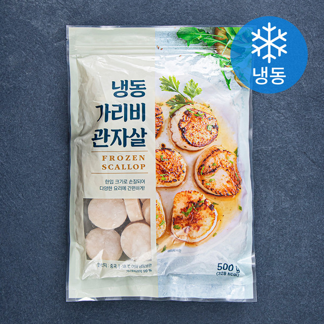 가리비 관자살 (냉동), 500g, 1개