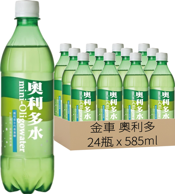 金車 奧利多 水, 585ml, 24瓶