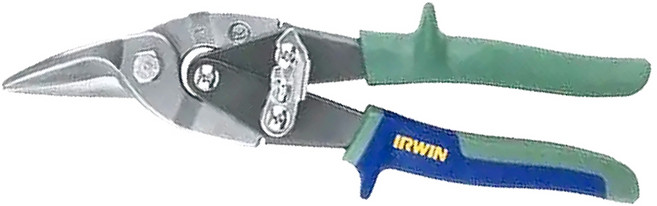 IRWIN 握手牌 右彎鐵皮剪 10吋, IW-10504310N, 1個