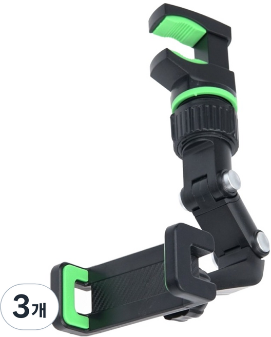 컴스 Coms 홀더 회전 다각도 다용도 차량용 룸미러 스마트폰 거치대 BD795, 3개