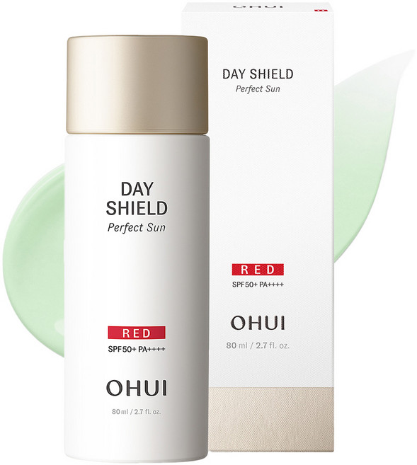 오휘 데이쉴드 선크림 레드 SPF50+ PA++++, 80ml, 1개