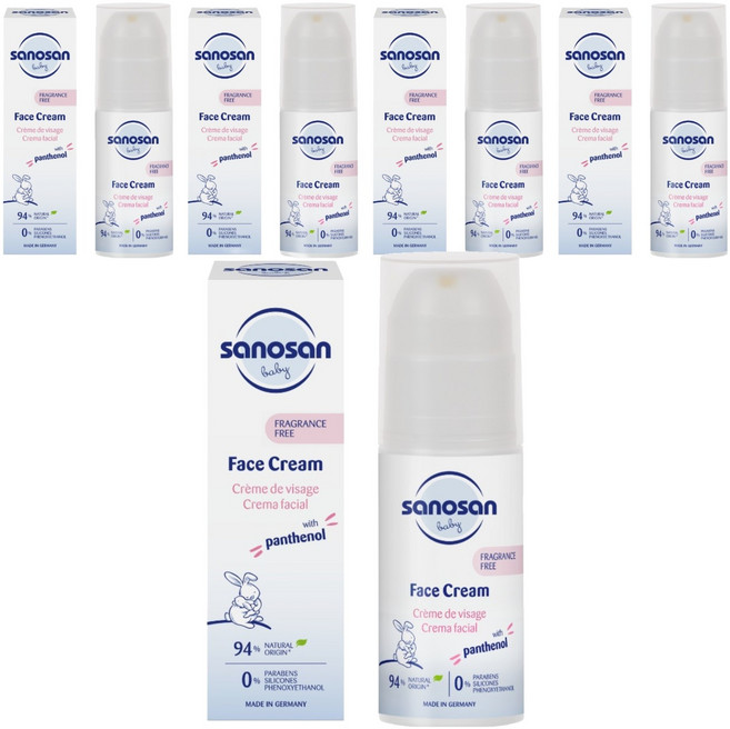사노산 페이스 베이비 크림, 5개, 50ml