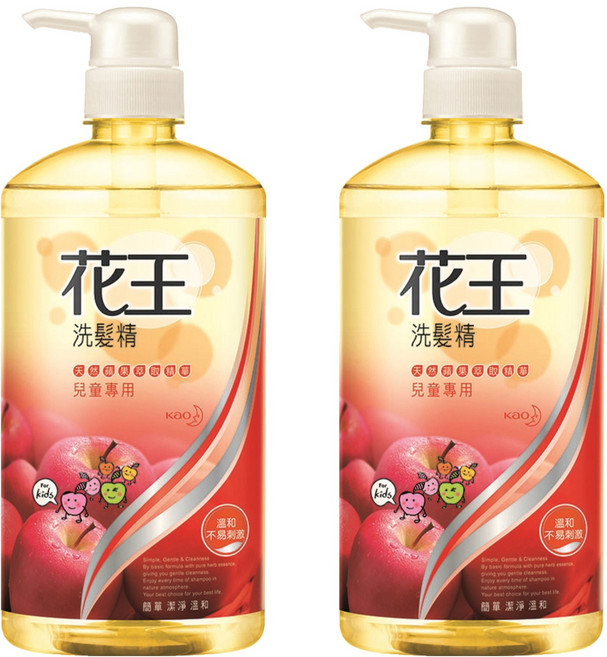Kao 花王 台灣公司貨 洗髮精 兒童專用, 750ml, 2瓶