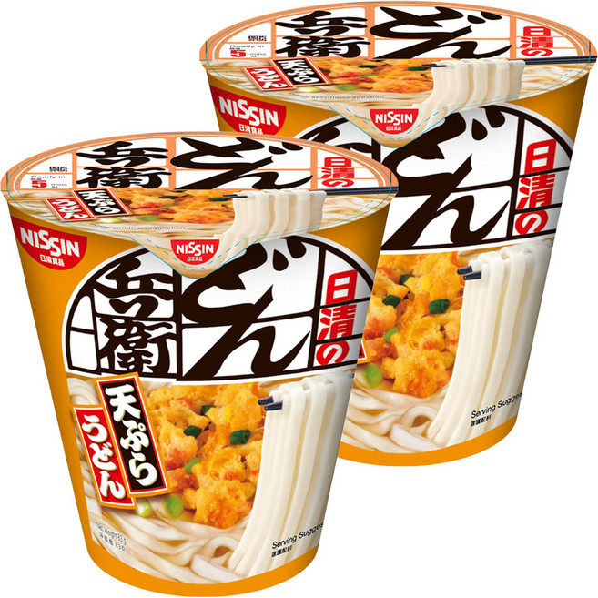 닛신 돈베이 템푸라 우동 83g, 2개