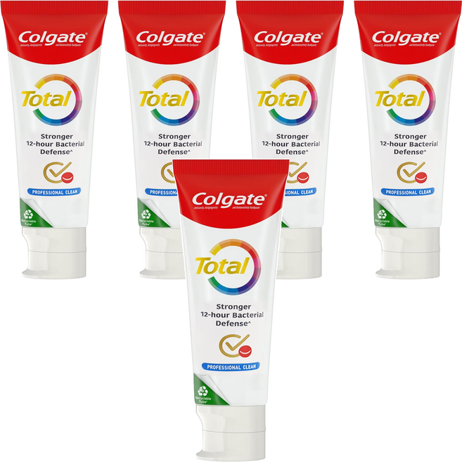 Colgate 高露潔 全效專業潔淨膏狀牙膏, 150g, 5條