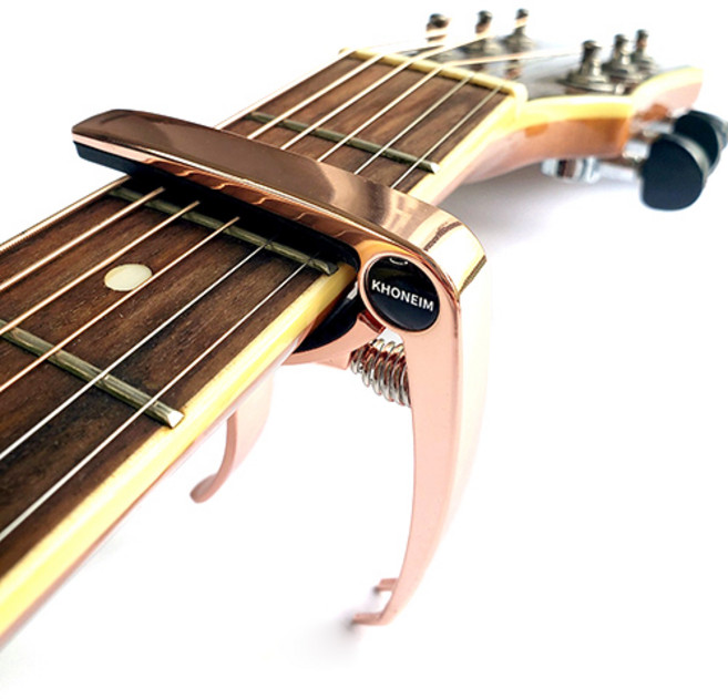 코네임 기타 메탈 카포 로즈골드, 1개