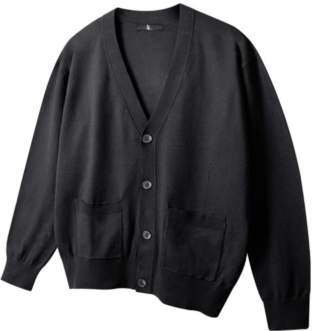 해리슨 남성용 소프트 V넥 단추 포켓 가디건 HA-1026 RIS1006