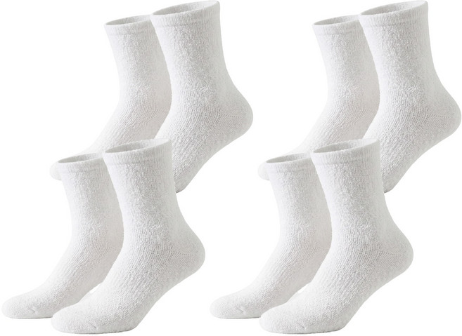 HelloSocks 舒適素色貼合襪 4入組