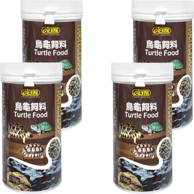 ISTA 伊士達 烏龜飼料 兩棲爬蟲 澤龜 陸龜 I-331, 150g, 4罐