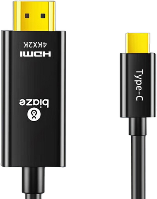 biaze 畢亞茲 USB-C轉HDMI轉換線 高清4K 黑 1.5M, 單一商品, 1條