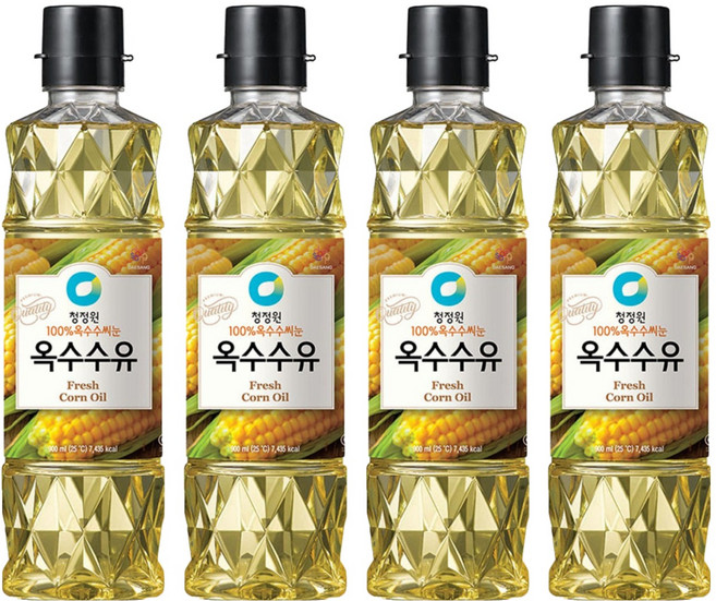 清淨園 玉米油, 900ml, 4個