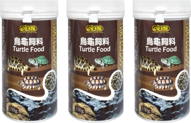 ISTA 伊士達 烏龜飼料 兩棲爬蟲 澤龜 陸龜 I-331, 150g, 3罐
