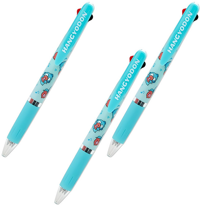 제트스트림 산리오 3색 볼펜 0.5mm, 항교돈, 3개