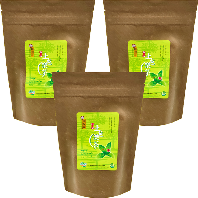 陳稼莊 紅心土芭樂茶, 5g, 20包, 3袋