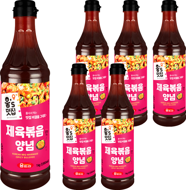 움트리 제육볶음양념, 1kg, 6개