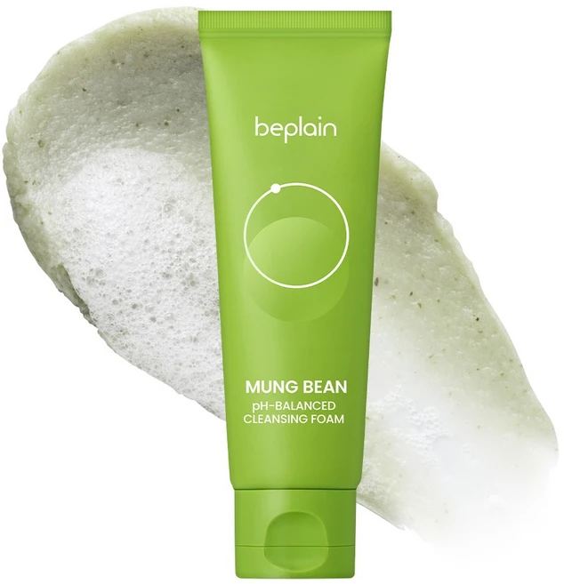 [비건뷰티] 비플레인 녹두 약산성 클렌징폼, 80ml, 1개 - 쿠팡