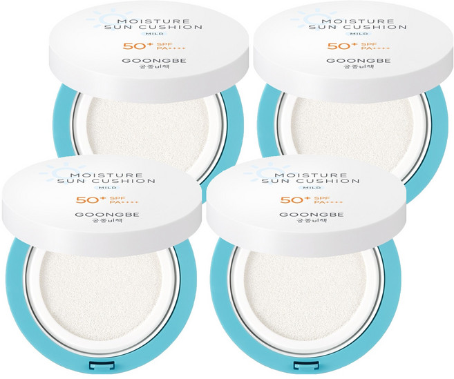 궁중비책 모이스처 유아 선쿠션 마일드 SPF50+ PA++++, 14g, 4개