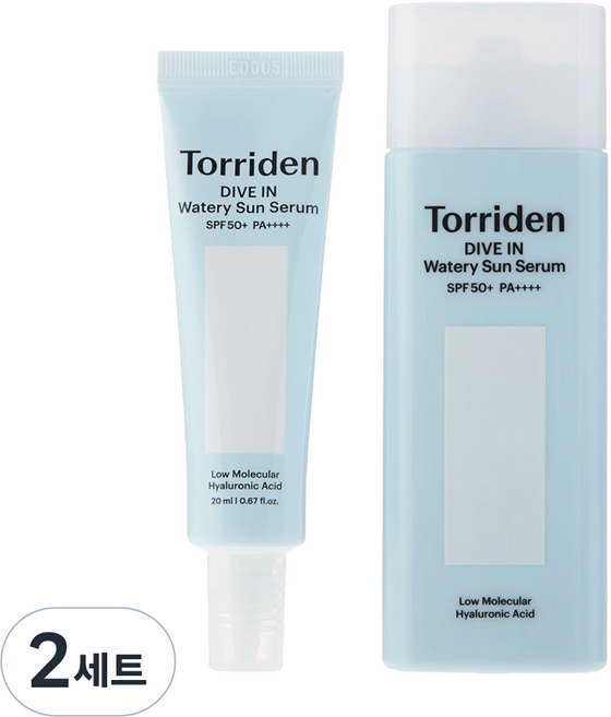 Torriden Dive-in 水潤貼合防曬精華 50ml + 20ml 套組, 2套, 70ml