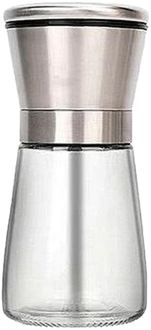 Jonipeuri 不鏽鋼 304 鹽胡椒研磨器, 170ml, 1個