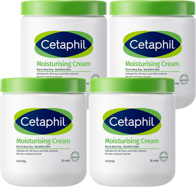 세타필 모이스춰라이징 크림, 550g, 4개