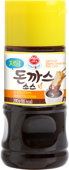 오뚜기 LIGHT 앤 JOY 저당 돈까스소스, 290g, 1개