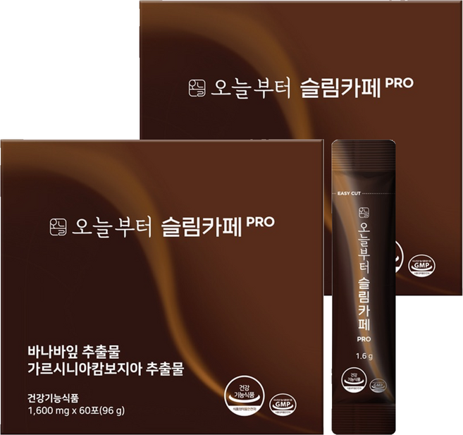 오늘부터 슬림카페PRO, 96g, 2개