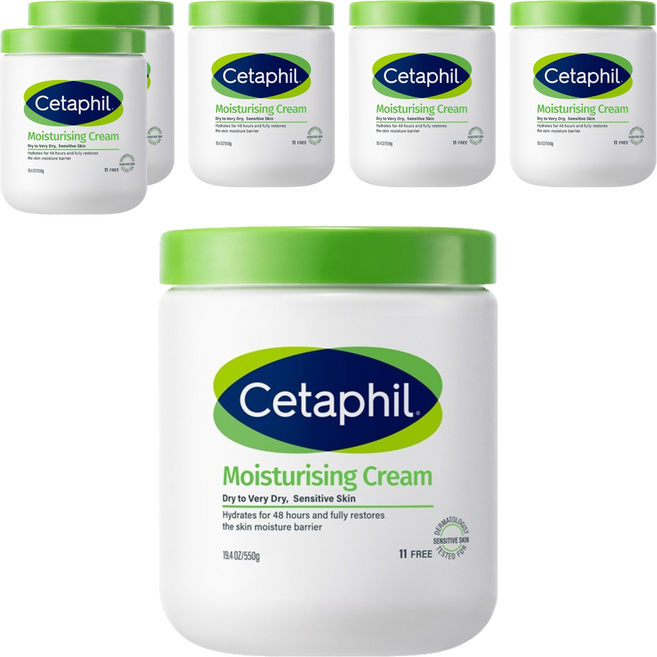 세타필 모이스춰라이징 크림, 550g, 6개