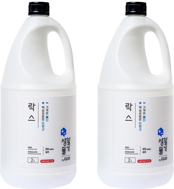 크리오 생활물가 락스, 2L, 2개