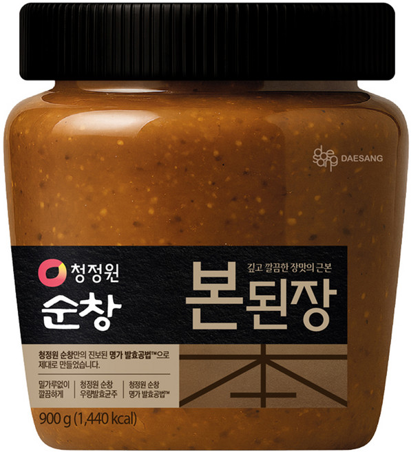 청정원순창 본된장, 1개, 900g