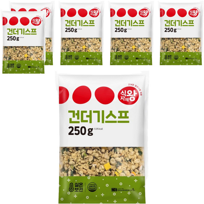 식자재왕 건더기스프, 250g, 6개