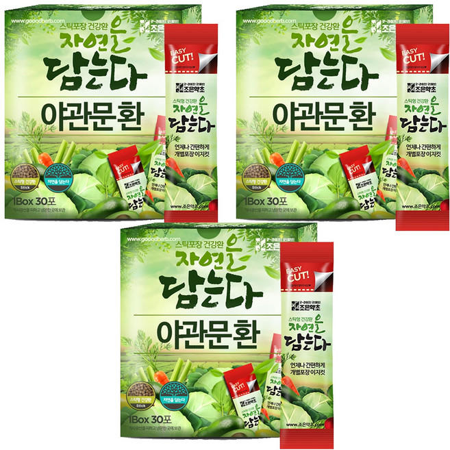 조은약초 스틱형 야관문환, 3개, 90g