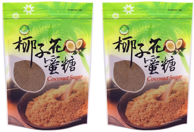 Longyes 隆一 天然椰子花蜜糖, 350g, 2包