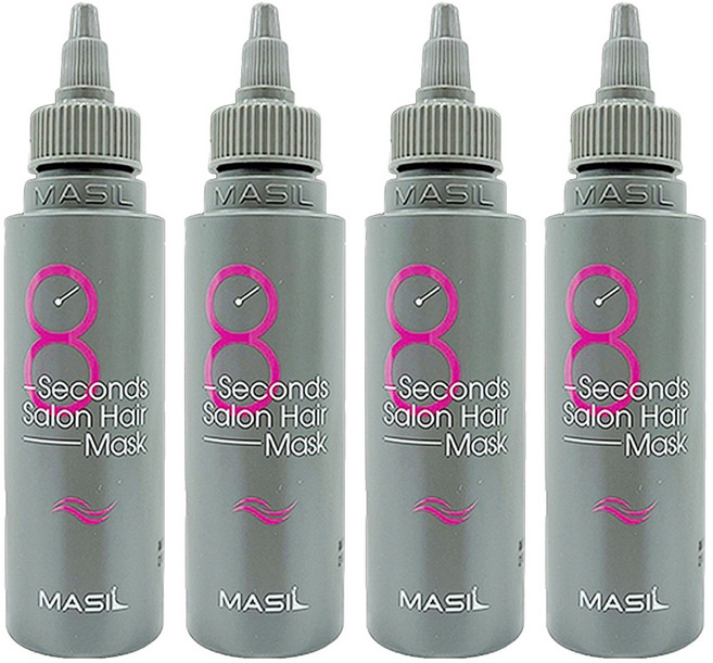 MASIL 8秒護髮髮膜 柔順款, 100ml, 4瓶