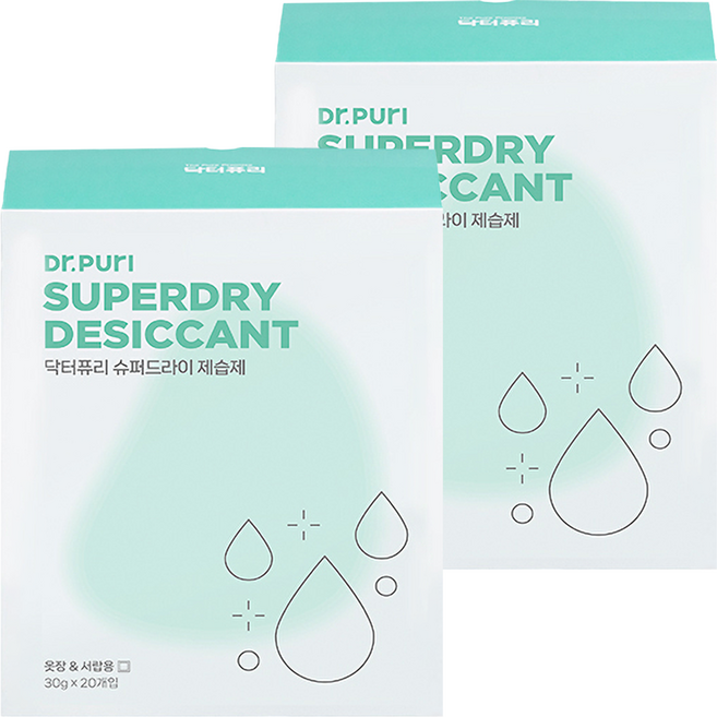 닥터퓨리 슈퍼드라이 제습제 본품, 30g, 40개