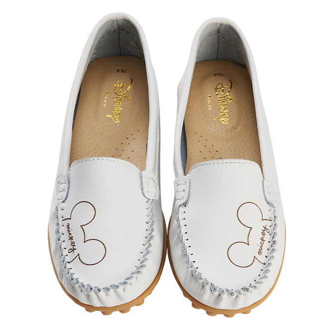 BORUI 柏睿鞋業 迪士尼 米奇造型休閒豆豆鞋