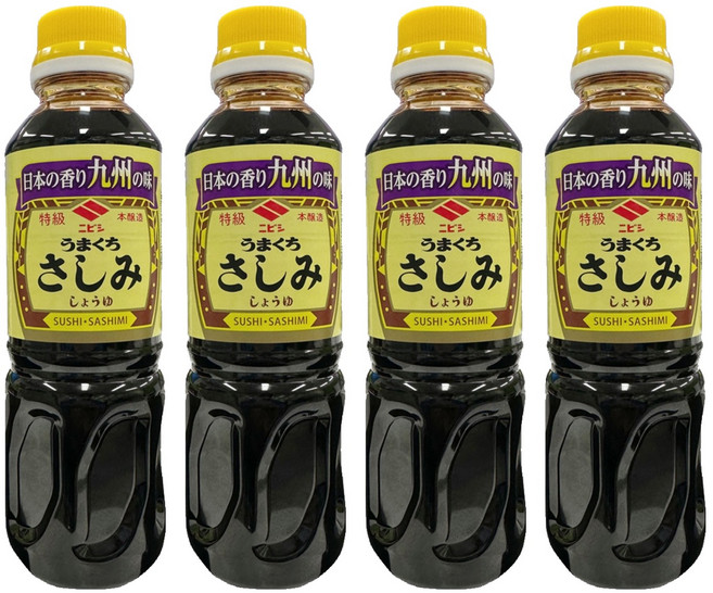 니비시 사시미 쇼유, 360ml, 4개
