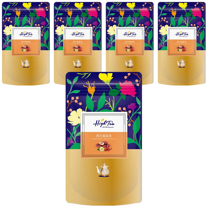 High Tea 伂橙 漢方養氣茶, 5g, 12包, 5袋