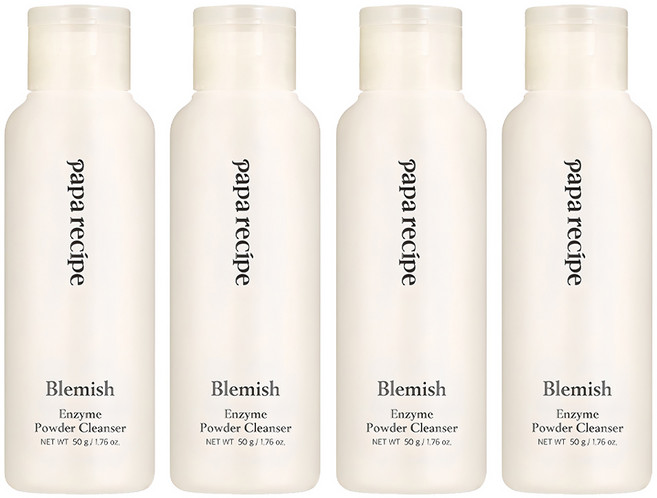 파파레서피 블레미쉬 효소 클렌징 파우더, 50g, 4개
