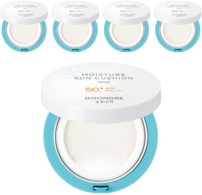 궁중비책 모이스처 유아 선쿠션 마일드 SPF50+ PA++++, 14g, 5개