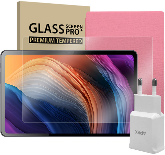 태클라스트 T40 PRO PD 고속충전 고성능 옥타코어 LTE 태블릿PC + PD충전기 + 강화패키지, 그레이, 핑크, 128GB, Wi-Fi+Cellular