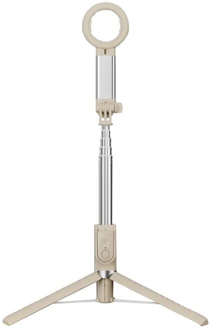 PACEZ RAINBOW 沛思彩虹 藍芽磁吸自拍棒, PACEZ M1-PRO, 奶茶色, 1支