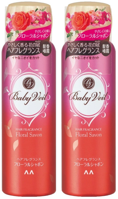Baby Veil 香氛寶貝 髮香噴霧 花朵皂香, 80g, 2瓶