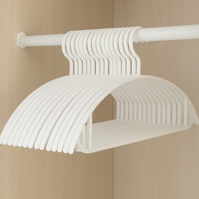 보노하우스 어반 어깨뿔 방지 논슬립 옷걸이, 화이트, 60개
