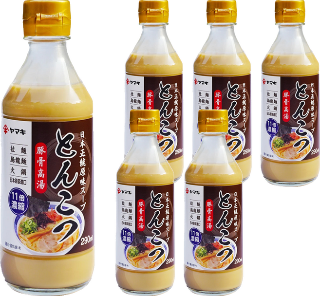 Yamaki 雅媽吉 豚骨高湯, 290ml, 6瓶