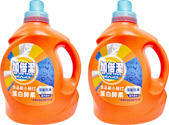 加倍潔 制菌去霉洗衣乳, 5kg, 2瓶